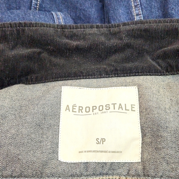 Jean Jacket AEROPOSTALE Dark Blue Wash Denim (Size S) - Picture 11 of 14